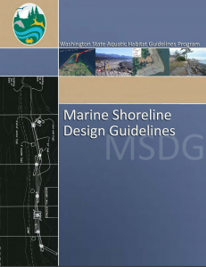 Marine Shoreline Design Guidelines report cover
